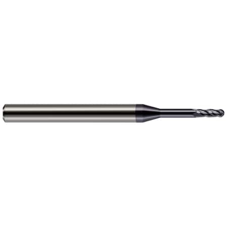 Harvey Tool Miniature End Mill - 4 Flute - Ball 805562-C3
